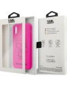 Kup Etui Karl Lagerfeld KLHCI61SILFLPI Apple iPhone XR różowy/pink Silicone Ikonik Neon Outline - KLD890PNK - {ean13} - Sklep Home Screen