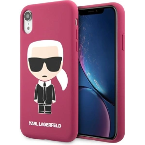 Kup Etui Karl Lagerfeld KLHCI61SLFKFU Apple iPhone XR fuksja/fushia hardcase Silicone Ikonik - KLD891FHS - {ean13} - Sklep Home Screen