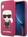 Kup Case Karl Lagerfeld KLHCI61SLFKFU Apple iPhone XR fuchsia/hardcase Silicone Ikonik - KLD891FHS - {ean13} - Sklep Home Screen