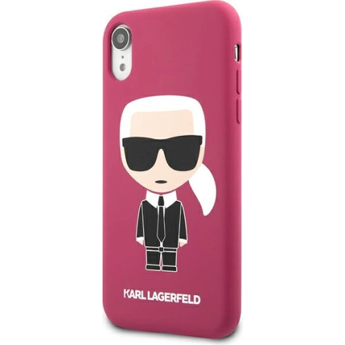 Kup Etui Karl Lagerfeld KLHCI61SLFKFU Apple iPhone XR fuksja/fushia hardcase Silicone Ikonik - KLD891FHS - {ean13} - Sklep Home Screen