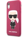 Kup Etui Karl Lagerfeld KLHCI61SLFKFU Apple iPhone XR fukszia/fushia keménytok Szilikon Ikonik - KLD891FHS - {ean13} - Sklep Home Screen
