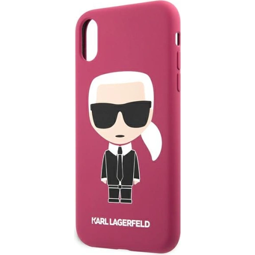 Kup Etui Karl Lagerfeld KLHCI61SLFKFU Apple iPhone XR fuksja/fushia hardcase Silicone Ikonik - KLD891FHS - {ean13} - Sklep Home Screen