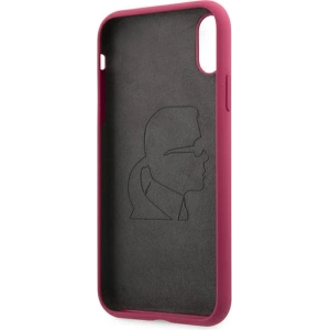 Kup Etui Karl Lagerfeld KLHCI61SLFKFU Apple iPhone XR fuksja/fushia hardcase Silicone Ikonik - KLD891FHS - {ean13} - Sklep Home Screen