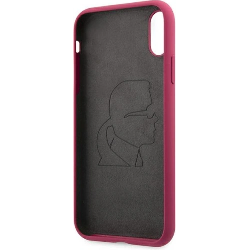 Kup Etui Karl Lagerfeld KLHCI61SLFKFU Apple iPhone XR fuksja/fushia hardcase Silicone Ikonik - KLD891FHS - {ean13} - Sklep Home Screen