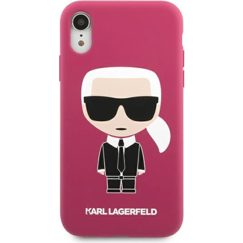 Kup Etui Karl Lagerfeld KLHCI61SLFKFU Apple iPhone XR fuksja/fushia hardcase Silicone Ikonik - KLD891FHS - {ean13} - Sklep Home Screen
