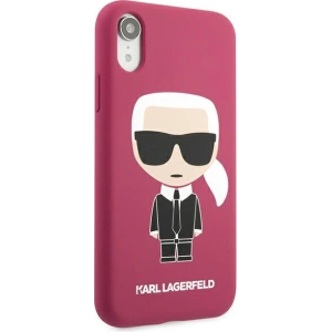 Kup Etui Karl Lagerfeld KLHCI61SLFKFU Apple iPhone XR fuksja/fushia hardcase Silicone Ikonik - KLD891FHS - {ean13} - Sklep Home Screen
