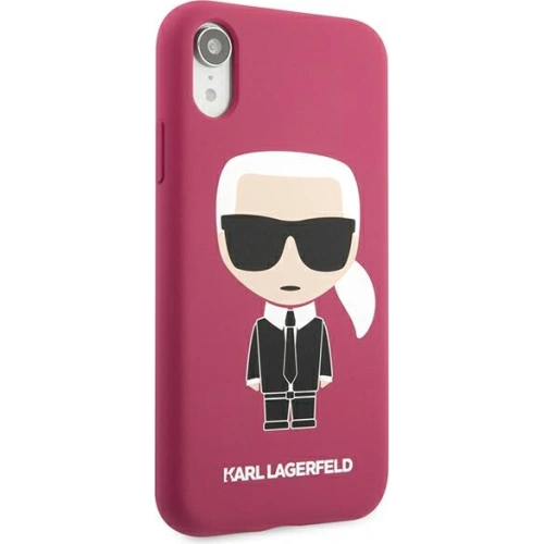 Kup Etui Karl Lagerfeld KLHCI61SLFKFU Apple iPhone XR fuksja/fushia hardcase Silicone Ikonik - KLD891FHS - {ean13} - Sklep Home Screen