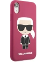 Kup Case Karl Lagerfeld KLHCI61SLFKFU Apple iPhone XR fuchsia/hardcase Silicone Ikonik - KLD891FHS - {ean13} - Sklep Home Screen
