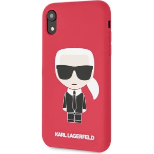 Kup Etui Karl Lagerfeld KLHCI61SLFKRE Apple iPhone XR czerwony/red hardcase Silicone Iconic - KLD892RED - {ean13} - Sklep Home Screen