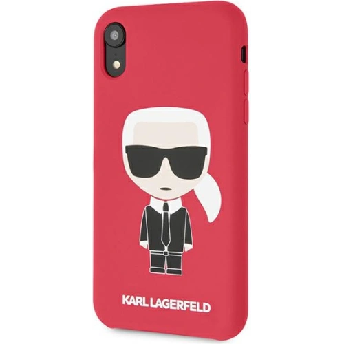 Kup Etui Karl Lagerfeld KLHCI61SLFKRE Apple iPhone XR piros/red hardcase Silicone Iconic - KLD892RED - {ean13} - Sklep Home Screen