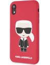 Kup Etui Karl Lagerfeld KLHCI61SLFKRE Apple iPhone XR červený/red hardcase Silicone Iconic - KLD892RED - {ean13} - Sklep Home Screen