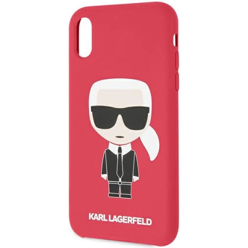 Kup Etui Karl Lagerfeld KLHCI61SLFKRE Apple iPhone XR piros/red hardcase Silicone Iconic - KLD892RED - {ean13} - Sklep Home Screen