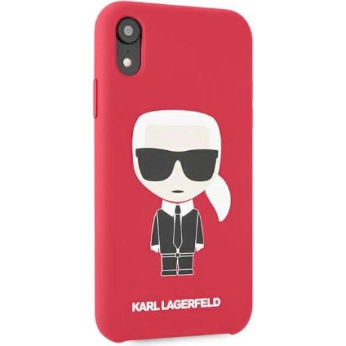 Kup Etui Karl Lagerfeld KLHCI61SLFKRE Apple iPhone XR piros/red hardcase Silicone Iconic - KLD892RED - {ean13} - Sklep Home Screen