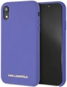 Etui Karl Lagerfeld KLHCI61SLVOG Apple iPhone XR hardcase fioletowy/violet Silicone