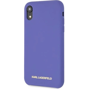 Kup Etui Karl Lagerfeld KLHCI61SLVOG Apple iPhone XR hardcase fioletowy/violet Silicone - KLD893PRP - {ean13} - Sklep Home Screen