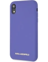 Kup Etui Karl Lagerfeld KLHCI61SLVOG Apple iPhone XR hardcase fioletowy/violet Silicone - KLD893PRP - {ean13} - Sklep Home Screen