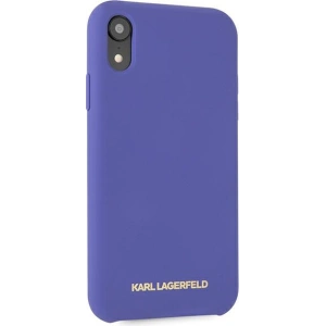 Kup Etui Karl Lagerfeld KLHCI61SLVOG Apple iPhone XR hardcase fioletowy/violet Silicone - KLD893PRP - {ean13} - Sklep Home Screen