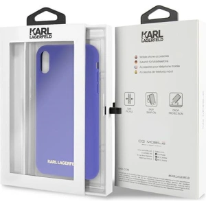 Kup Etui Karl Lagerfeld KLHCI61SLVOG Apple iPhone XR hardcase fioletowy/violet Silicone - KLD893PRP - {ean13} - Sklep Home Screen