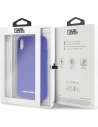 Kup Case Karl Lagerfeld KLHCI61SLVOG Apple iPhone XR Hartschale lila/violett Silikon - KLD893PRP - {ean13} - Sklep Home Screen
