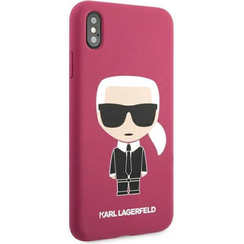 Kup Etui Karl Lagerfeld KLHCI65SLFKFU Apple iPhone XS Max kemény tok fuksziás/fuksia Szilikon Ikonic - KLD894FHS - {ean13} - Sklep Home Screen