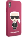 Kup Case Karl Lagerfeld KLHCI65SLFKFU Apple iPhone XS Max Hardcase Fuchsia Silikon Ikonic - KLD894FHS - {ean13} - Sklep Home Screen