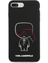 Kup Etui Karl Lagerfeld KLHCI8LSLKCBK Apple iPhone 8/7 Plus hardcase černý/black Silicone Karl Iconic - KLD895BLK - {ean13} - Sklep Home Screen