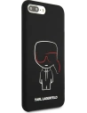 Kup Etui Karl Lagerfeld KLHCI8LSLKCBK Apple iPhone 8/7 Plus hardcase černý/black Silicone Karl Iconic - KLD895BLK - {ean13} - Sklep Home Screen