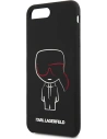 Kup Etui Karl Lagerfeld KLHCI8LSLKCBK Apple iPhone 8/7 Plus hardcase černý/black Silicone Karl Iconic - KLD895BLK - {ean13} - Sklep Home Screen
