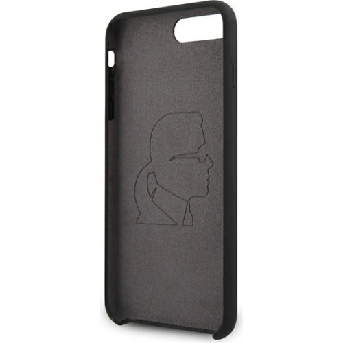 Kup Etui Karl Lagerfeld KLHCI8LSLKCBK Apple iPhone 8/7 Plus hardcase černý/black Silicone Karl Iconic - KLD895BLK - {ean13} - Sklep Home Screen