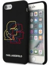Kup Etui Karl Lagerfeld KLHCI8SLGKBK Apple iPhone SE 2022/SE 2020/8/7 hardcase černý/black Silicone Triple Heads - KLD896BLK - {ean13} - Sklep Home Screen