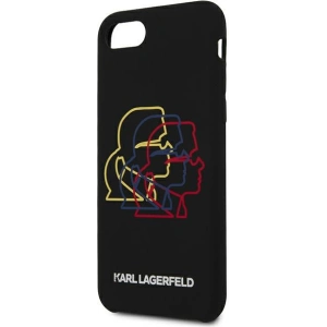 Kup Case Karl Lagerfeld KLHCI8SLGKBK Apple iPhone SE 2022/SE 2020/8/7 Hardcase schwarz/black Silikon Triple Heads - KLD896BLK - {ean13} - Sklep Home Screen
