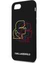 Kup Etui Karl Lagerfeld KLHCI8SLGKBK Apple iPhone SE 2022/SE 2020/8/7 hardcase černý/black Silicone Triple Heads - KLD896BLK - {ean13} - Sklep Home Screen