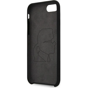 Buy Karl Lagerfeld KLHCI8SLGKBK Apple iPhone SE 2022/SE 2020/8/7 hardcase black Silicone Triple Heads - KLD896BLK - {ean13} - Home Screen Store Europe