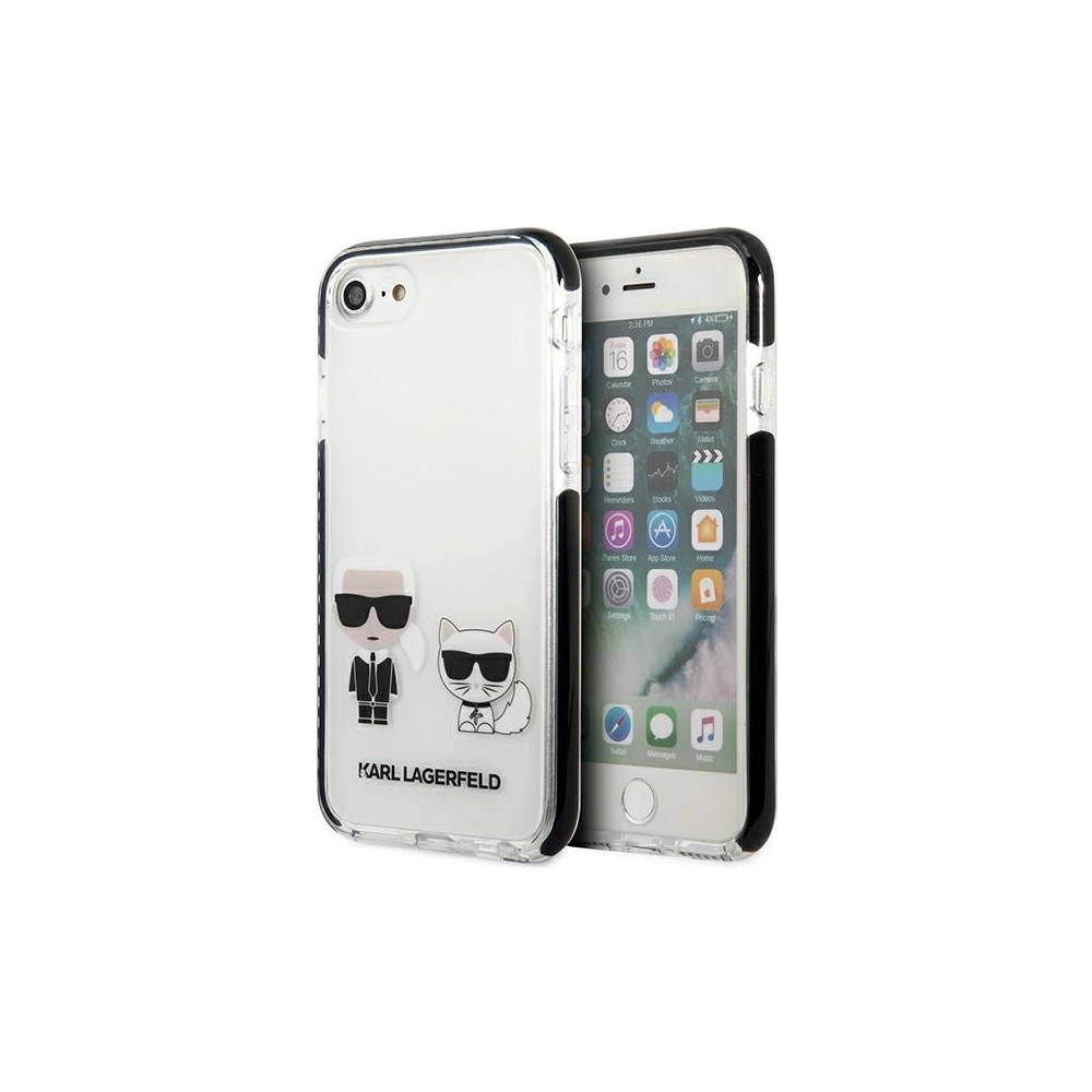 Etui Karl Lagerfeld KLHCI8TPEKCW Apple iPhone SE 2022/SE 2020/8/7 hardcase biały/white Karl&Choupette