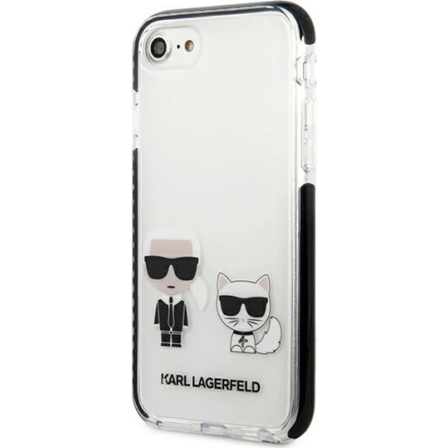 Kup Etui Karl Lagerfeld KLHCI8TPEKCW Apple iPhone SE 2022/SE 2020/8/7 kemény borítás fehér/white Karl&Choupette - KLD897WHT - {ean13} - Sklep Home Screen