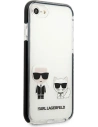 Kup Etui Karl Lagerfeld KLHCI8TPEKCW Apple iPhone SE 2022/SE 2020/8/7 kemény borítás fehér/white Karl&Choupette - KLD897WHT - {ean13} - Sklep Home Screen