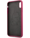 Kup Case Karl Lagerfeld KLHCPXSLFKFU Apple iPhone XS/X Hartschale fuchsie/fuchsia Silikon Ikonik - KLD900FHS - {ean13} - Sklep Home Screen