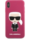 Kup Case Karl Lagerfeld KLHCPXSLFKFU Apple iPhone XS/X Hartschale fuchsie/fuchsia Silikon Ikonik - KLD900FHS - {ean13} - Sklep Home Screen