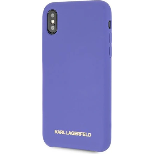 Buy Karl Lagerfeld KLHCPXSLVOG Apple iPhone XS/X hardcase violet Silicone - KLD901PRP - {ean13} - Home Screen Store Europe