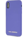 Kup Case Karl Lagerfeld KLHCPXSLVOG Apple iPhone XS/X hardcase lila/violet Silikon - KLD901PRP - {ean13} - Sklep Home Screen