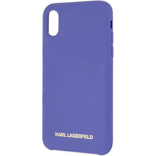 Buy Karl Lagerfeld KLHCPXSLVOG Apple iPhone XS/X hardcase violet Silicone - KLD901PRP - {ean13} - Home Screen Store Europe