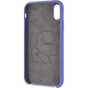 Kup Case Karl Lagerfeld KLHCPXSLVOG Apple iPhone XS/X hardcase lila/violet Silikon - KLD901PRP - {ean13} - Sklep Home Screen