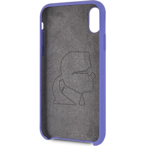 Buy Karl Lagerfeld KLHCPXSLVOG Apple iPhone XS/X hardcase violet Silicone - KLD901PRP - {ean13} - Home Screen Store Europe