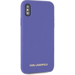 Kup Case Karl Lagerfeld KLHCPXSLVOG Apple iPhone XS/X hardcase lila/violet Silikon - KLD901PRP - {ean13} - Sklep Home Screen