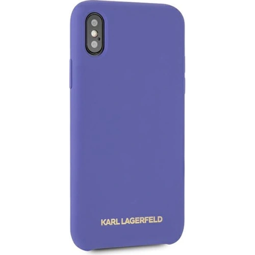 Buy Karl Lagerfeld KLHCPXSLVOG Apple iPhone XS/X hardcase violet Silicone - KLD901PRP - {ean13} - Home Screen Store Europe