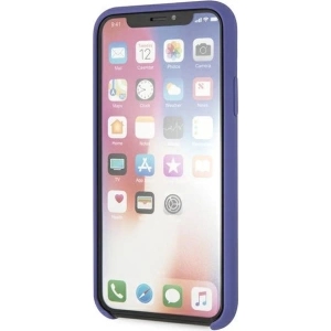 Etui Karl Lagerfeld KLHCPXSLVOG Apple iPhone XS/X hardcase fioletowy/violet Silicone