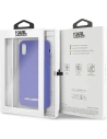Buy Karl Lagerfeld KLHCPXSLVOG Apple iPhone XS/X hardcase violet Silicone - KLD901PRP - {ean13} - Home Screen Store Europe