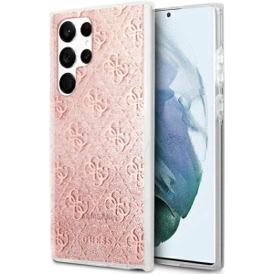 Kup Case Guess GUHCS22LPCU4GLPI Samsung Galaxy S22 Ultra rosa/pink Hardcase 4G Glitter - GUE1664PNK - {ean13} - Sklep Home Screen