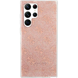 Kup Case Guess GUHCS22LPCU4GLPI Samsung Galaxy S22 Ultra rosa/pink Hardcase 4G Glitter - GUE1664PNK - {ean13} - Sklep Home Screen