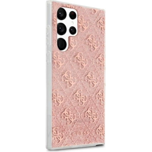 Kup Case Guess GUHCS22LPCU4GLPI Samsung Galaxy S22 Ultra rosa/pink Hardcase 4G Glitter - GUE1664PNK - {ean13} - Sklep Home Screen